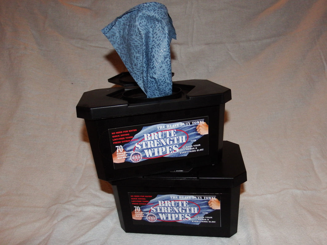 Brute Strength Wipes (2 Boxes) with BZK cleans Mold and Mildew