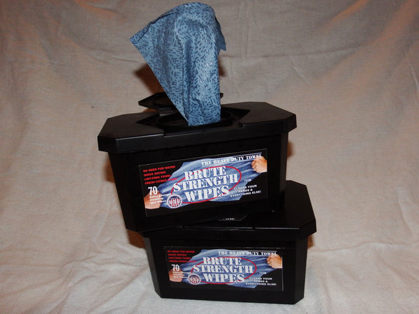 Brute Strength Wipes Case w/ Bracket (12 Boxes) with BZK removes Mold and Mildew