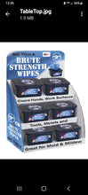 Load image into Gallery viewer, Brute Strength Wipes (2 Boxes) with BZK cleans Mold and Mildew